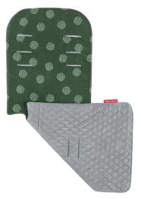 Maclaren Seat Liner, Starburst Racing Green/Silver Maclaren Seat Liner, Starburst Racing Green/Silver