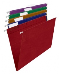 Ampad Envirotec 100% Recycled Colored Hanging File Folders, Letter Size (8.5 x 11), Assorted Colors, 20 per Box (35117) Ampad Envirotec 100% Recycled Colored Hanging File Folders, Letter Size (8.5 x 11), Assorted Colors, 20 per Box (35117)