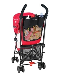 Perfectly sized to keep all essentials close at hand. A large expandable mesh pocket extends down the back of your stroller, perfect for toys, snacks or a change of clothes. it also features a smaller compartment ideal for keys, cell phone and valuables, as well as two bottle pockets. Perfectly sized to keep all essentials close at hand. A large expandable mesh pocket extends down the back of your stroller, perfect for toys, snacks or a change of clothes. it also features a smaller compartment ideal for keys, cell phone and valuables, as well as two bottle pockets.