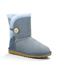 Kid's UGG Australia Bailey Button Denim Dark Blue (6) Kid's UGG Australia Bailey Button Denim Dark Blue (6)