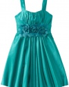 Ruby Rox Kids Girls 7-16 Taffeta Party Dress, Jade, 16