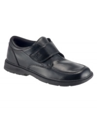 These handsome dress shoes from Sperry marry classic design with hook and loop convenience. He's sure to look his sharpest that much sooner. These handsome dress shoes from Sperry marry classic design with hook and loop convenience. He's sure to look his sharpest that much sooner.