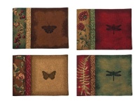 Manual Woodworkers & Weavers Placemat, Set of 4, Flora and Fauna Manual Woodworkers & Weavers Placemat, Set of 4, Flora and Fauna