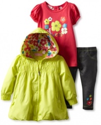 Kids Headquarters Baby-Girls Infant Jacket With Tee, Lime Green, 24 Months Kids Headquarters Baby-Girls Infant Jacket With Tee, Lime Green, 24 Months