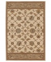 Intricate latticework is marked with antique-inspired florals and medallions in the Shropshire area rug from Karastan, offering a sophisticated, yet casual design for your floors. Crafted of rich New Zealand wool.