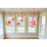 Strawberry Shortcake Hanging Swirl Value Pack (Pink) Party Accessory Strawberry Shortcake Hanging Swirl Value Pack (Pink) Party Accessory