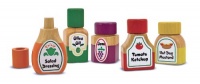 Melissa & Doug Deluxe Wooden Magnetic Kitchen Bottle Collection Melissa & Doug Deluxe Wooden Magnetic Kitchen Bottle Collection