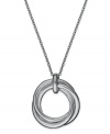 Eternally stylish. Giani Bernini's simple knot pendant complements any look. Crafted in sterling silver. Approximate length: 18 inches. Approximate drop: 1 inch.