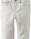 Levi's Girls 2-6x Boardwalk Skimmer, White, 6