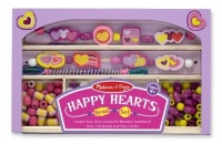 Melissa & Doug Happy Hearts Wooden Bead Set Melissa & Doug Happy Hearts Wooden Bead Set