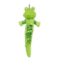 Kyjen Plush Puppies Shakeable Squeaker Toy, Frog Kyjen Plush Puppies Shakeable Squeaker Toy, Frog