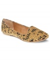 All-over studs add the perfect dose of trendy shine to the HoopsR smoking flats by Madden Girl.