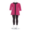 Nicole Miller Baby Girls Size 24M Fuchsia Black Designer 2pc Outfit