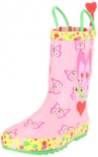 Melissa & Doug Kid's Sunny Patch Bella Butterfly Rain Boot (Toddler/Little Kid),Pink,10-11 M US Little Kid