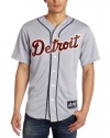 MLB Detroit Tigers Justin Verlander Road Gray Replica Baseball Jersey, Road Gray