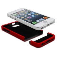 GreatShield iSlide Dock-Friendly Slim-Fit PolyCarbonate Hard Case for Apple iPhone 5 (Red) GreatShield iSlide Dock-Friendly Slim-Fit PolyCarbonate Hard Case for Apple iPhone 5 (Red)