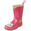 Kidorable Lucky Cat Rain Boot (Toddler/Little Kid), Pink, 10 M US Toddler