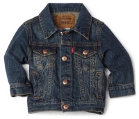 Levi's Baby-Boys Infant Denim Overall Jacket, Premium Dark, 24 Months Levi's Baby-Boys Infant Denim Overall Jacket, Premium Dark, 24 Months