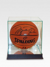 Michael Jordan is to basketball what Muhammad Ali is to boxing: the greatest. While in college, Jordan led the University of North Carolina to the NCAA title. He then embarked on a legendary NBA career, guiding the Chicago Bulls to six NBA titles and winning MVP honors five times. Honor Jordan's legend and legacy with this regulation basketball, hand-signed by No. Michael Jordan is to basketball what Muhammad Ali is to boxing: the greatest. While in college, Jordan led the University of North Carolina to the NCAA title. He then embarked on a legendary NBA career, guiding the Chicago Bulls to six NBA titles and winning MVP honors five times. Honor Jordan's legend and legacy with this regulation basketball, hand-signed by No.