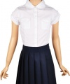 Nautica Girls Woven Button-Down Shirt (Sizes 4 - 6X) - white, 5
