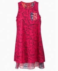 No matter which way you spin it, this reversible Burnout dress from Jessica Simpson looks great in any setting. No matter which way you spin it, this reversible Burnout dress from Jessica Simpson looks great in any setting.