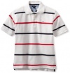 Tommy Hilfiger Boys 8-20 Short Sleeve Adriel Polo, Classic White, Small