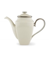 Beautiful in its simplicity, this collection features a timeless, elegant design. The pristine bone china is accented by a single, shimmering band of platinum. The understated beauty of this china will add a refined sophistication to your dining experience for years to come. Beautiful in its simplicity, this collection features a timeless, elegant design. The pristine bone china is accented by a single, shimmering band of platinum. The understated beauty of this china will add a refined sophistication to your dining experience for years to come.