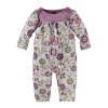 Tea Collection Baby-Girls Infant Flora Fest Romper, Vapor, Small