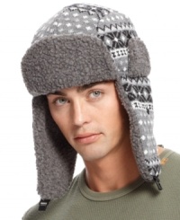 Snatch up the perfect cap to your warm winter look with this trapper hat from American Rag. Snatch up the perfect cap to your warm winter look with this trapper hat from American Rag.