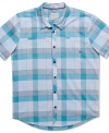 Square off in your weekend wardrobe. This plaid shirt from O'Neill gets your casual look down pat.