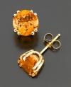 The perfect way to shine. Citrine gems (3-1/2 ct. t.w.) will brighten your day, and your look.