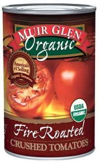 Muir Glen Organic Crushed Tomatoes, Fire Roasted, 14.5-Ounce Cans (Pack of 12)