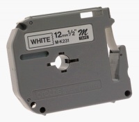 Brother M231 1/2-Inch Black on White Tape for P-Touch Labeler Brother M231 1/2-Inch Black on White Tape for P-Touch Labeler
