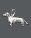 Bring your favorite, furry friend everywhere you go. Sterling silver charm by Rembrandt features a Dachshund -- the perfect addition to your charm bracelet or necklace. Approximate drop: 1/2 inch.