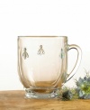 Inspired by an official travel set belonging to Napoleon in which the bee pattern was used, the La Rochere mug (shown right) is both a nod to history and a modern classic. Famous for its uniquely clear glass and sturdy construction, La Rochere Napoleonic Bee is ideal for everyday use.