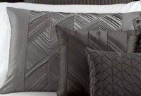 Hotel Collection Gray Pieced Pintuck King Sham Hotel Collection Gray Pieced Pintuck King Sham