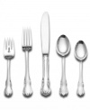 Delicate curling leaves and elegant scrolls trim this gleaming sterling silver flatware set from Towle. A true classic, the French Provincial pattern adds a regal touch to traditional dinners.