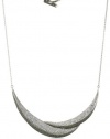 Judith Jack Sterling Silver, Marcasite and Crystal Bib Collar Necklace
