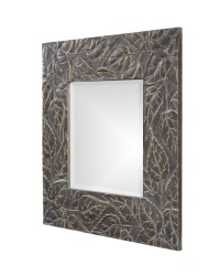 Howard Elliott Vines Square Framed Mirror in Deep Merlot 37041 Howard Elliott Vines Square Framed Mirror in Deep Merlot 37041