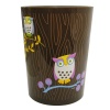 Allure Home Creations Awesome Owls Printed Plastic Wastebasket