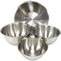 Light Weight Stainless Steel Mixing Bowls - Set of 4 Light Weight Stainless Steel Mixing Bowls - Set of 4