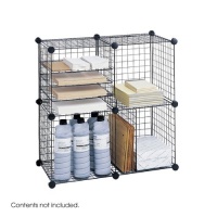 Safco Products Wire Cubes, Black (5279BL) Safco Products Wire Cubes, Black (5279BL)