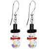 Handcrafted Snowman Earrings MADE WITH SWAROVSKI ELEMENTS