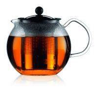 Bodum Assam 34-Ounce Glass Teapot with Stainless-Steel Filter Bodum Assam 34-Ounce Glass Teapot with Stainless-Steel Filter
