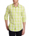 Calvin Klein Jeans Men's Throttle Plaid Long Sleeve Woven
