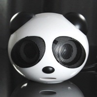 Cosmos ® PANDA 2 Piece Portable Mini USB 2.0 Channel Multimedia Speakers for Computer/PC/Laptop/MP3/MP4/DVD/Hi-Fi/ apple Macbook pro + Cosmos Cable Tie