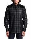 Rocawear Men's Long Sleeve Haute Plaid Shirt