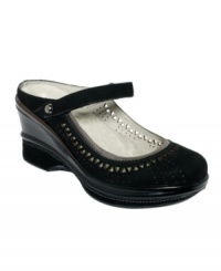 These shoes were meant for walkin'. The Dynasty mules by Jambu have a unique memory foam foot bed and cute cut-out details - all elements to keep your look (and your feet) happy. These shoes were meant for walkin'. The Dynasty mules by Jambu have a unique memory foam foot bed and cute cut-out details - all elements to keep your look (and your feet) happy.