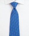 Leave it to a turtle print to add a playful touch to this fine silk tie.SilkDry cleanMade in Italy
