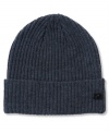 Top off your cold weather look with this knit cap from Sean John.